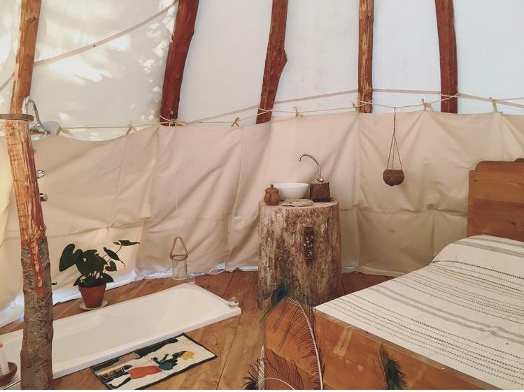 Tipi Lodge Dans La Foret Mimizan-Plage エクステリア 写真