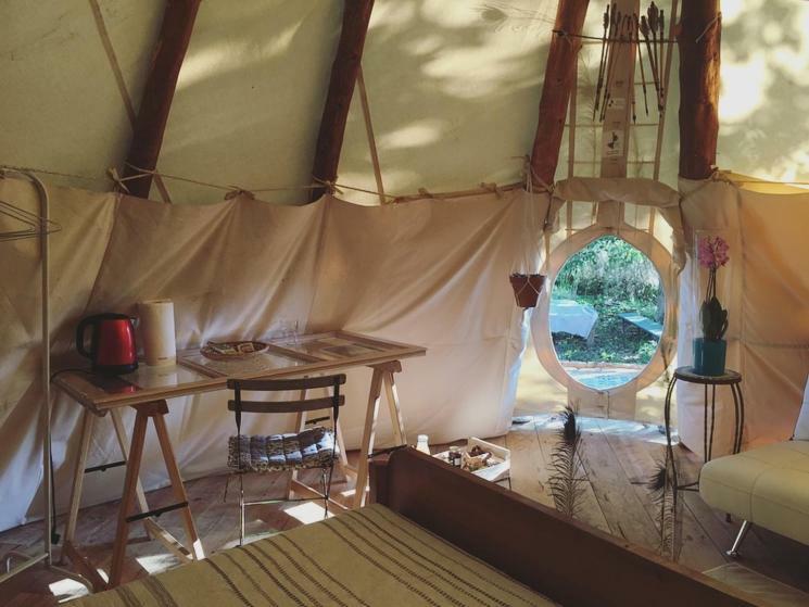 Tipi Lodge Dans La Foret Mimizan-Plage エクステリア 写真