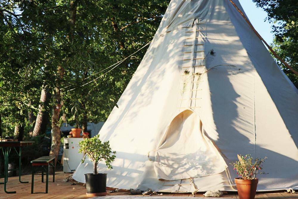 Tipi Lodge Dans La Foret Mimizan-Plage エクステリア 写真